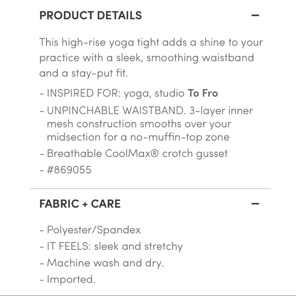 Athleta High Rise Shine Chaturanga Tight Dusty Plm - Picture 4 of 4